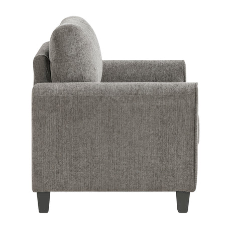 Ellery Pewter Chair from Homelegance - Luna Furniture