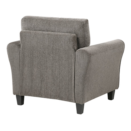 Ellery Pewter Chair from Homelegance - Luna Furniture