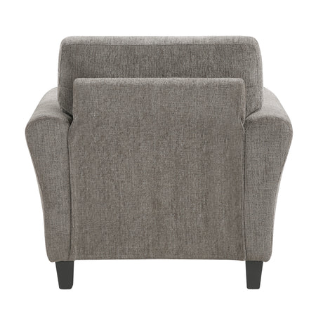 Ellery Pewter Chair from Homelegance - Luna Furniture