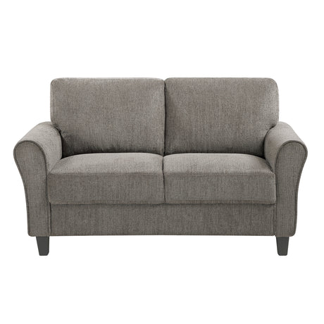 Ellery Pewter Loveseat from Homelegance - Luna Furniture