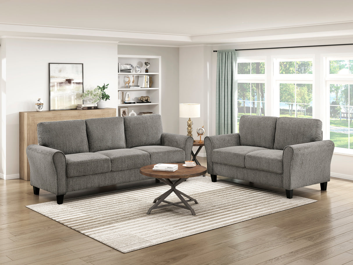 Ellery Pewter Sofa from Homelegance - Luna Furniture