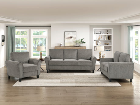 Ellery Pewter Sofa from Homelegance - Luna Furniture