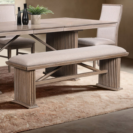 Ellesmere Natural Ash Dining Table from Furniture of America - Luna Furniture