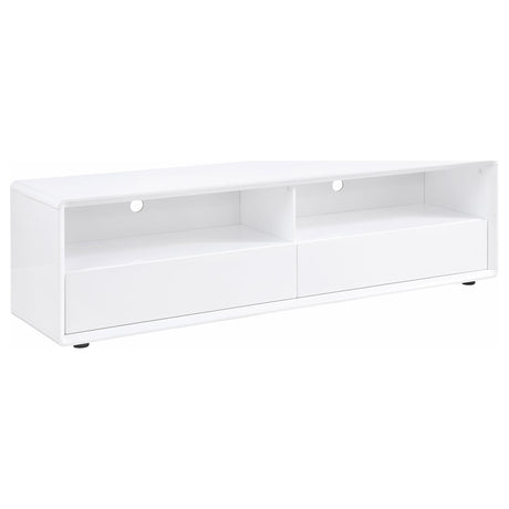 Ellice White TV Stand Media Console from Coaster - Luna Furniture