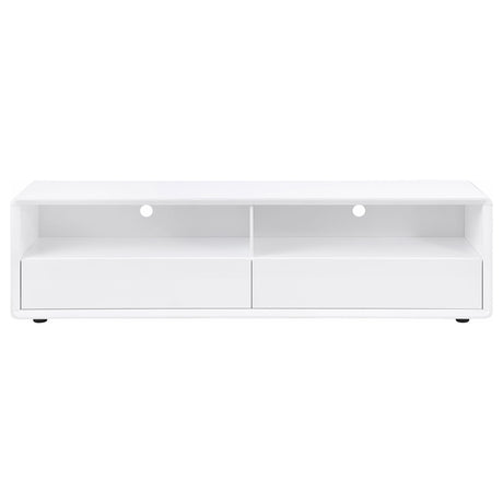 Ellice White TV Stand Media Console from Coaster - Luna Furniture