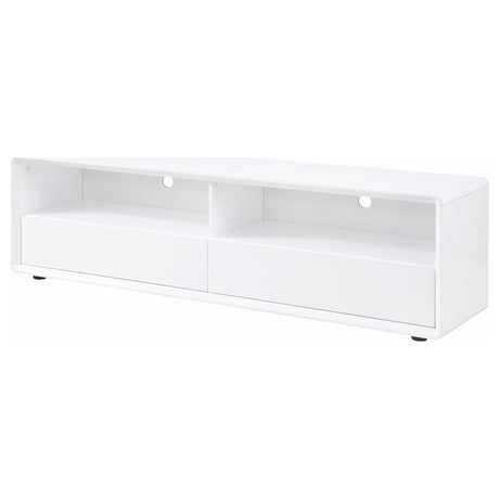 Ellice White TV Stand Media Console from Coaster - Luna Furniture