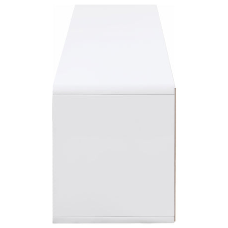 Ellice White TV Stand Media Console from Coaster - Luna Furniture