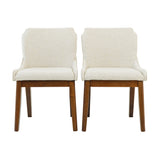 Ellis Beige Linen Dining Chair from Midinmod - Luna Furniture