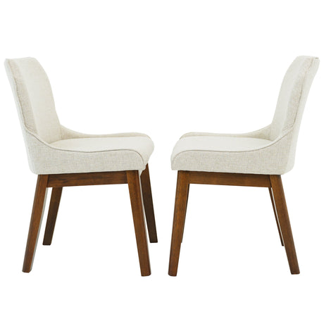 Ellis Beige Linen Dining Chair from Midinmod - Luna Furniture