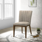 Elmwood Cream Fabric Dining Chair (Set Of 2) from Midinmod - Luna Furniture