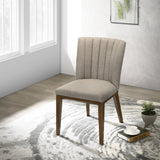 Elmwood Cream Fabric Dining Chair (Set Of 2) from Midinmod - Luna Furniture