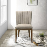 Elmwood Cream Fabric Dining Chair (Set Of 2) from Midinmod - Luna Furniture
