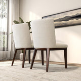 Elmwood Beige Fabric Dining Chair (Set Of 2) from Ashcroft Furniture - Luna Furniture