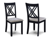 Eloise Light Gray 7-Piece Dining Set from Crown Mark - Luna Furniture