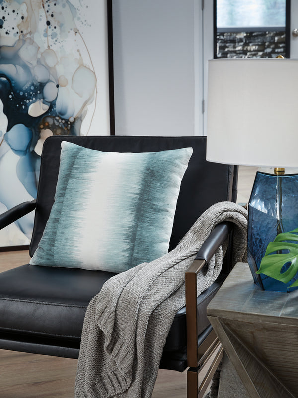 Elonwich Teal/White Pillow