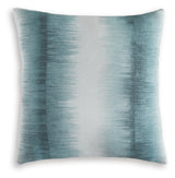 Elonwich Teal/White Pillow from Ashley Furniture - Luna Furniture