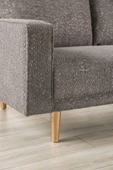 Elverum Charcoal Gray Loveseat from Furniture of America - Luna Furniture