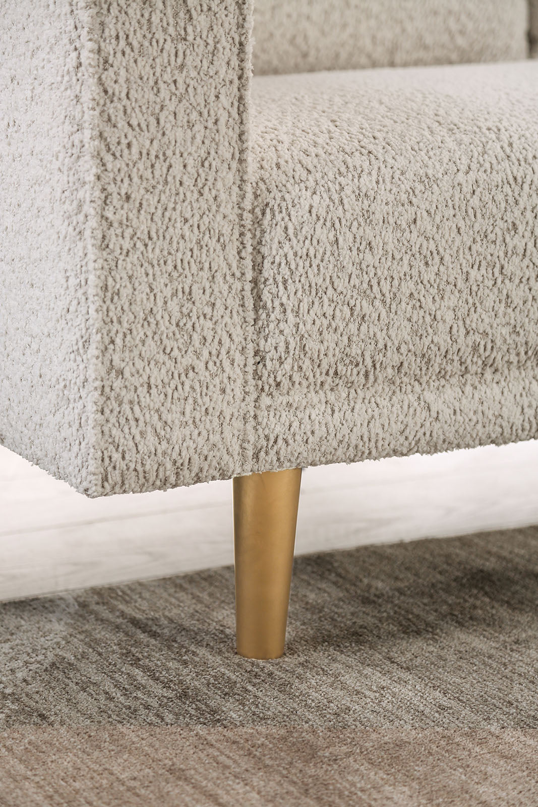 Elverum Off-White Loveseat from Furniture of America - Luna Furniture