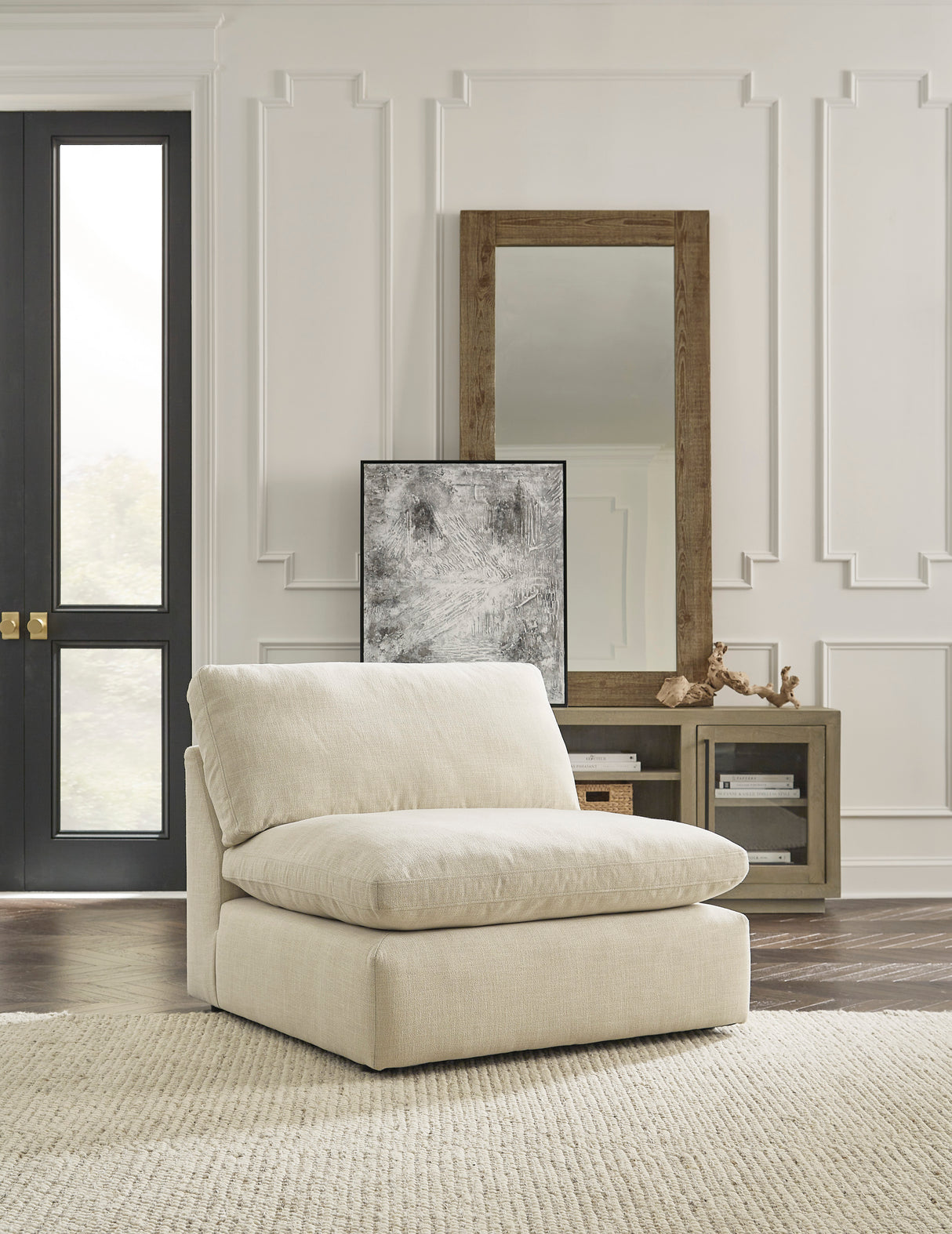 Elyza Linen 10-Piece RAF Chaise Sectional from Ashley - Luna Furniture