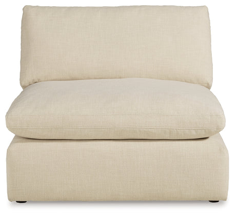 Elyza Linen 3-Piece Sectional with Ottoman from Ashley - Luna Furniture