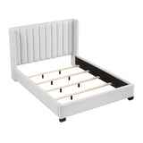 Emerson Beige Upholstered Full Bed from Homelegance - Luna Furniture