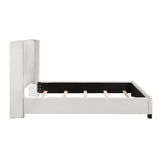 Emerson Beige Upholstered King Bed from Homelegance - Luna Furniture