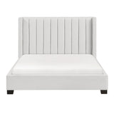 Emerson Beige Upholstered Queen Bed from Homelegance - Luna Furniture