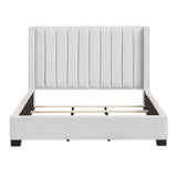 Emerson Beige Upholstered Queen Bed from Homelegance - Luna Furniture