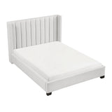 Emerson Beige Upholstered Queen Bed from Homelegance - Luna Furniture