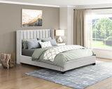 Emerson Beige Upholstered Queen Bed from Homelegance - Luna Furniture