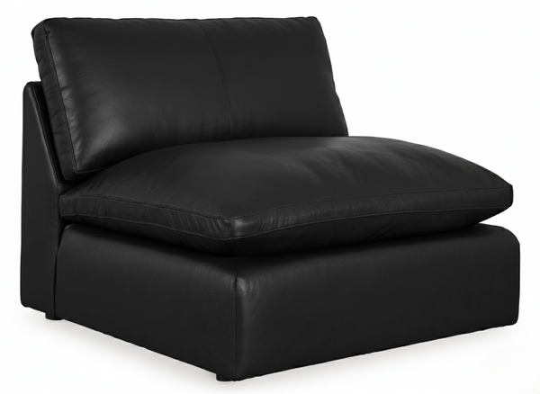 Emilia Black Armless Chair