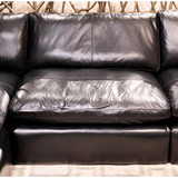 Emilia Black Armless Chair from Ashley - Luna Furniture