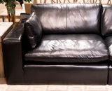 Emilia Black Left-Arm Facing Corner Chair from Ashley - Luna Furniture