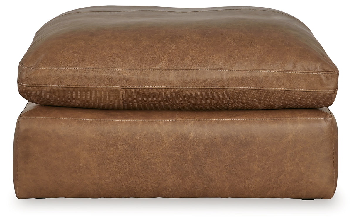 Emilia Caramel 3-Piece Sectional Sofa, 2-Piece Sectional Loveseat and Ottoman from Ashley - Luna Furniture