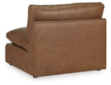Emilia Caramel 3-Piece Sectional and 2 Ottomans from Ashley Furniture - Luna Furniture