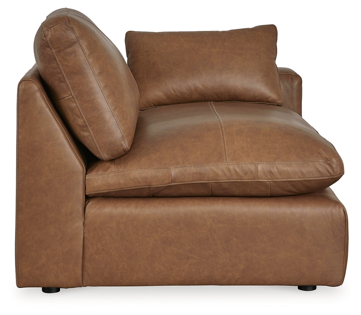 Emilia Caramel 3-Piece Sectional and 2 Ottomans from Ashley Furniture - Luna Furniture