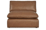 Emilia Caramel 5-Piece Sectional and Ottoman from Ashley - Luna Furniture