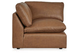 Emilia Caramel 5-Piece Sectional and Ottoman from Ashley - Luna Furniture