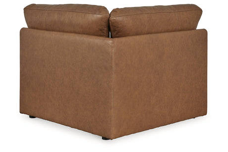 Emilia Caramel 5-Piece Sectional and Ottoman from Ashley - Luna Furniture