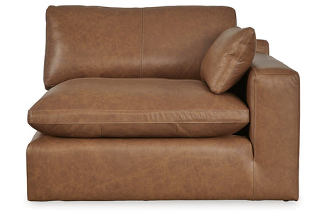 Emilia Caramel 5-Piece Sectional and Ottoman from Ashley - Luna Furniture
