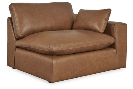 Emilia Caramel 5-Piece Sectional and Ottoman from Ashley - Luna Furniture