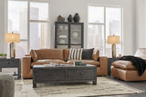 Emilia Caramel Leather 3-Piece Sofa from Ashley - Luna Furniture