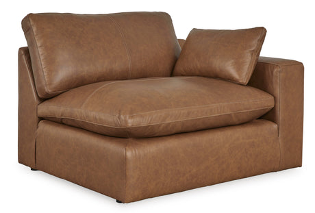 Emilia Caramel Leather 3-Piece Sofa from Ashley - Luna Furniture