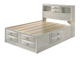 Emily White Storage Platform Bedroom Set from Crown Mark - Luna Furniture