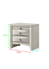 Emily White Nightstand from Crown Mark - Luna Furniture