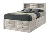 Emily White Storage Platform Bedroom Set from Crown Mark - Luna Furniture