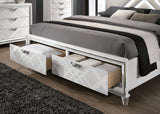 Emmeline White California King Bed from Furniture of America - Luna Furniture