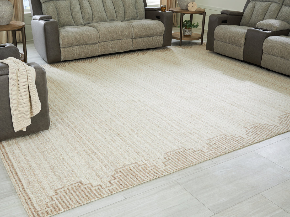 Emorymore Brown/Beige Extra Large Rug from Ashley Furniture - Luna Furniture