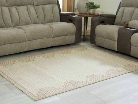Emorymore Brown/Beige Medium Rug from Ashley - Luna Furniture