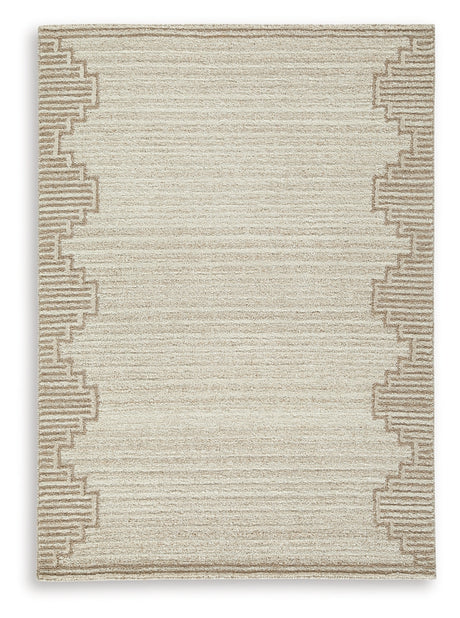 Emorymore Brown/Beige Medium Rug from Ashley - Luna Furniture